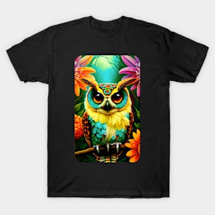 Night Owl Graphic Art T-Shirt